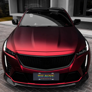 Envolturas de coche Premium Envoltura de <span class=keywords><strong>vinilo</strong></span> PET-Papel de envoltura de coche rojo cereza Película protectora de pintura Película de cambio de <span class=keywords><strong>color</strong></span> <span class=keywords><strong>Vinilo</strong></span> de <span class=keywords><strong>color</strong></span> - Product Image 2