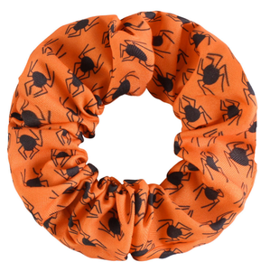 Scrunchie pour cheveux d'Halloween personnalisé, motifs citrouille effrayante, fantômes, chauve-souris, araignée, squelette, accessoire de coiffure, cadeau d'Halloween - Product Image 4