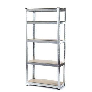 Marco Curled de acero galvanizado para el hogar, estante de almacenamiento de 5 capas, tablero de MDF, 175kg de capacidad de carga - Product Image 3