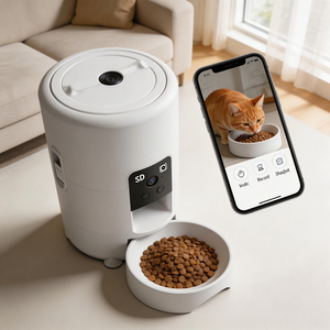 Automatic Pet <strong>Feeder</strong> 2L Smart <strong>Dog</strong> Cat Food Dispenser with <strong>Timer</strong> USB Battery Backup WiFi Camera Cat <strong>Feeder</strong> <strong>for</strong> Pets - Product Image 2