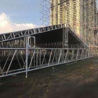 Structure de scène en aluminium 290x290mm, capacité de charge 750kg, installation rapide, pour écran LED et enceintes