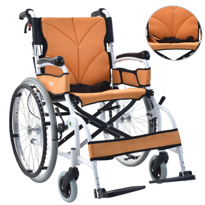 อุปกรณ์บำบัดฟื้นฟูสมรรถภาพของ SYIV100-14C รถวีลแชร์ด้านหน้าโครงอลูมิเนียมอัลลอยด์น้ำหนัก100กก. - Product Image 1