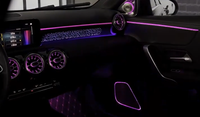 Éclairage d'ambiance Cardoo W177 pour Mercedes Benz Classe A W177 CLA W118 2019-2025 – Amélioration de l'éclairage LED d'ambiance intérieur de voiture 64 couleurs