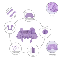 Usine personnalisée 100% silicone bébé mangeant un napperon antidérapant pour la sécurité des enfants et un tapis de table à manger facile à nettoyer