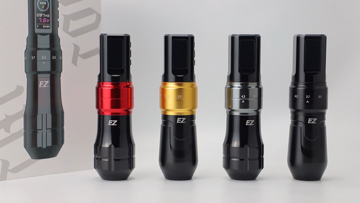 【超美品】EZP3ProTouch+バッテリー2個　タトゥーマシン EZ P3 Pro Touch Adjustable Stroke Touchscreen Wireless