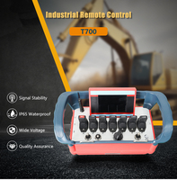 Control Remoto Inalámbrico por Radio Hidráulico Industrial con Joystick a Prueba de Agua IP65 para Camión Bomba de Concreto