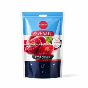 Custom Printed <b>Reusable</b> Moisture Proof Pet <b>Food</b> Supplement Powder Packaging Mylar Bags Stand up <b>Pouch</b> Zipper Top - Product Image 1