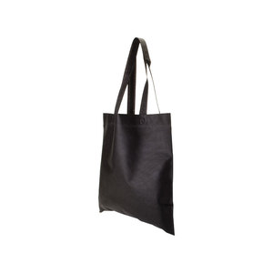 Borsa eco-friendly media con schermo stampato personalizzato con motivo a lettera Tote BAG con stampa a trasferimento termico di 34x44 cm tessuto a buon mercato - Product Image 1