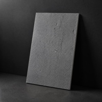 Revêtement mural flexible en pierre, porcelaine douce, texture ciment, imperméable, panneau gris moderne pour la décoration intérieure et extérieure