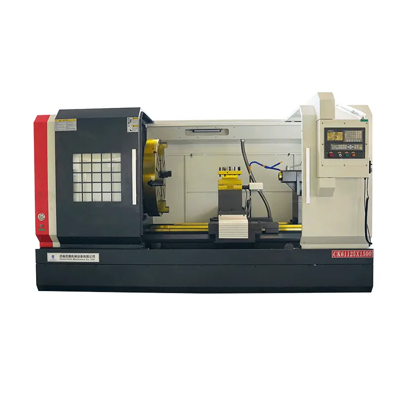 Instrumento de alta precisão personalizado de fábrica CK61150 para torneamento de modelos horizontais, máquinas-ferramentas CNC, diâmetro do balanço máximo (mm) 558