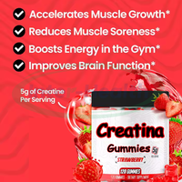 Gummies de créatine Ausreson à marque privée – Complément énergétique pré-entraînement 500g pour la croissance musculaire et la force maximale – Créatine monohydrate