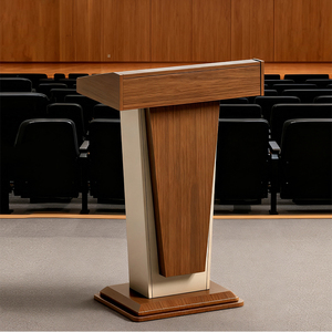 Bục giảng cao cấp hiện đại và tối giản với không gian lưu trữ đặc biệt cho các phòng hội nghị trường học và nhà thờ - Product Image 2