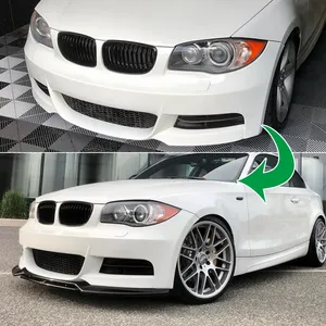 Protector de Parachoques Delantero para E82 E88 118d 120i 135i 2008-2013, Difusor, Spoiler, Cubierta Protectora, Kit de Carrocería Exterior - Product Image 2
