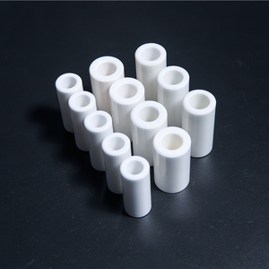 Tube en céramique d'oxyde d'aluminium Al2O3, tube <span class=keywords><strong>isolant</strong></span> haute température pour machines et équipements électriques, sur mesure - Product Image 1