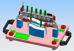 Jig d'inspection de mesure précis personnalisé pour les pièces de tôlerie automobile, l'usinage CNC, le <span class=keywords><strong>service</strong></span> d'usinage par électroérosion à fil - Product Image 3