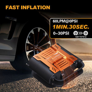 คอมเพรสเซอร์ลมรถยนต์ ปี 2025 คอมเพรสเซอร์ลมแบบพกพา 12V โลหะ สำหรับรถบรรทุกหรือรถยนต์ เครื่องเติมลม/ปล่อยลมยางลมแบบนิวเมติก - Product Image 1