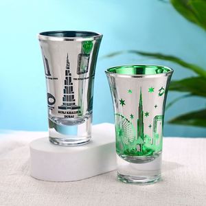 Verre à shot électroplaqué, petit, mini, unique, logo personnalisé, souvenir, cadeau, meilleure qualité, OEM de Chine - Product Image 5
