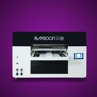 Imprimante jet d'encre UV à plat automatique Baysoon 4050 XP600 haute vitesse pour l'impression d'étiquettes et de bouteilles