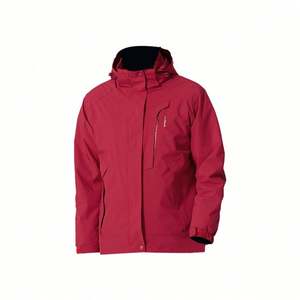 Veste d'extérieur coupe-vent et imperméable pour homme, 100% polyester, avec poche zippée - Product Image 1