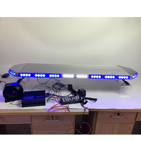 Faro estroboscópico de aluminio superbrillante, barra de luz led de advertencia de 3W para camiones y camiones de rescate (TBD08926-22a)