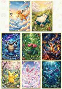 YQ Pokemoned Premium Shikishi ArtBoard - Collezionabili Sigillati Anime Giapponesi, Carte Rare, Fan Art, Booster Box - Product Image 3