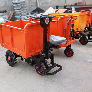 Tricycle électrique à benne basculante à double roue personnalisable 1000W, trois roues, <span class=keywords><strong>brouette</strong></span> pour le transport de marchandises, véhicule de transport de béton - Product Image 5
