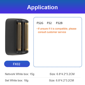 Adecuado para afeitadora eléctrica <span class=keywords><strong>Babyliss</strong></span> <span class=keywords><strong>Pro</strong></span>, cortapelos, dispositivo blanqueador, cabezal óptico, cubierta de malla, cabezal de cuchilla FS2G FS2 - Product Image 4