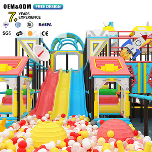 Equipo de Juegos Interior No Tóxico para Niños con Pisos Acolchados Suaves y Paneles Educativos para Áreas Preescolares - Product Image 1