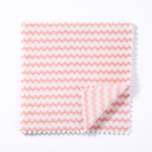 Kitchen Cleaning Cloth Stripe Pattern Lint Free For Wiping Tables And Removing Grease Rectangle Size Household Use - Product Image 5
