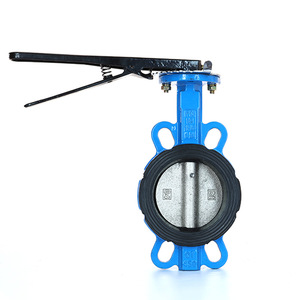 Vanne papillon manuelle D71X-1016Q en fonte à joint souple pour l'industrie de l'eau, personnalisable OEM - Product Image 2