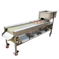Fruit- en groentesorteermachine met motor, roestvrij staal, hoge capaciteit 58800 stuks/uur