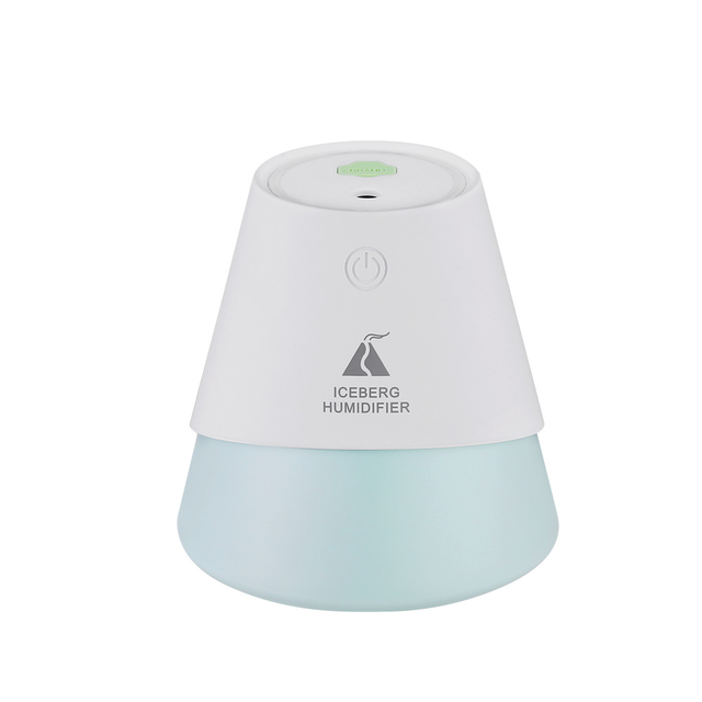 Summer Usb Iceberg 3-in-1 Humidifier Seven Color Night Light Office Desktop Home Humidifier Mini Atomizer