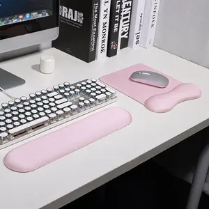 3D e-spor sevimli bellek pamuk bilek sağlıklı fareler Mat ergonomik el desteği yastık Mouse Pad dizüstü PC için