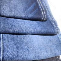 Tissu denim indigo Aufar Slim tissu denim recyclé pour uniformes conception de dinde rouleaux de denim marchandises prêtes tissu 100% coton uni