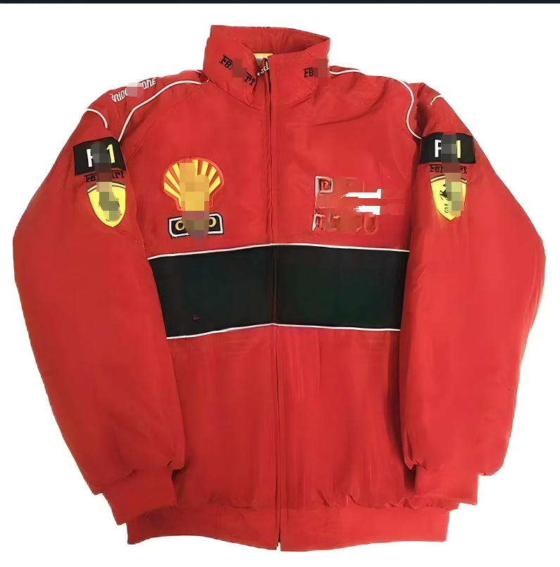F1 carcasa roja, acolchado de algodón
