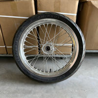Roues Supermoto universelles pour Surron Ultra Bee X avec jantes chromées de 17 pouces pour kit de conversion de course sur route