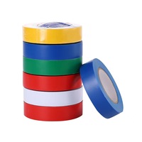 Nastro Isolante Elettrico in PVC Colorato ad Alta Tenacità, Spessore 0,13mm, Lunghezza 10m, Intervallo di Temperatura 0-80°C, con Logo