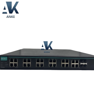Conmutadores Ethernet gestionados Gigabit completos de Capa 2 de 24 puertos MOXA - Product Image 1