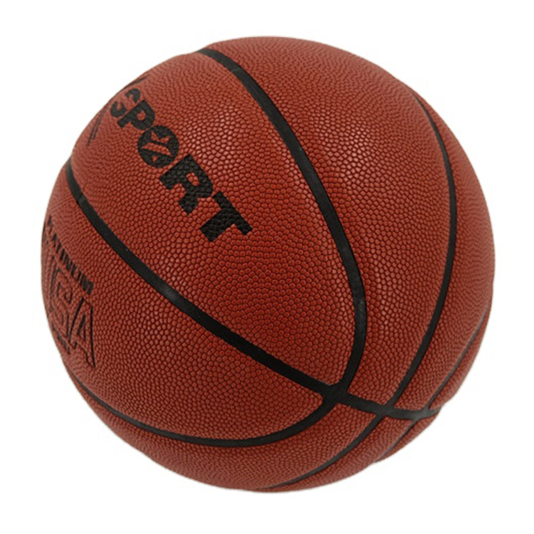 Oem maßge schneiderte Basketball ball geschmolzen pro billig laminierten Pu Basketball ball