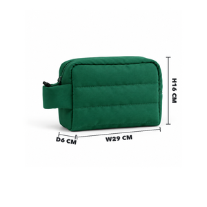 Trousse de Toilette Premium Personnalisable ODM/OEM BSCI en Nylon avec Fermeture Éclair, Pochette de Voyage sur Mesure pour Cosmétiques avec Sangle - Product Image 1