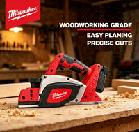 Raboteuse à bois sans fil Milwaukee M18, moteur sans balais, raboteuse manuelle portable, profondeur de coupe réglable, outil électrique pour le travail du bois