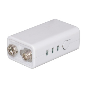 500 мач 9 вольт перезаряжаемая батарея с micro usb зарядным портом светодиодный индикатор питания литий-ионный аккумулятор 9 в - Product Image 1