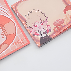 Bloc de notas impreso promocional personalizado del fabricante almohadillas de papel para notas adhesivas kawaii - Product Image 5