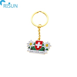 Haute qualité suisse suisse porte-clés sceau de <span class=keywords><strong>carte</strong></span> suisse porte-clés drapeau suisse porte-clés porte-clés pendentifs accessoires en métal - Product Image 4