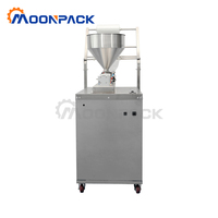 Machine d'emballage verticale Moonpack MP-VFFS-P 200 pour sachets de dentifrice, après-shampoing, pâte à tartiner au chocolat, machine d'emballage à 3 côtés