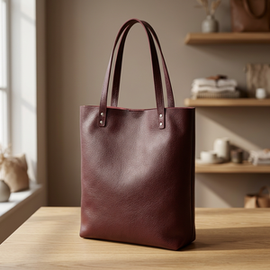 Pochette pour femme en cuir véritable marron, bandoulière/croisé, fermeture éclair, grande capacité, imperméable, légère - Product Image 5