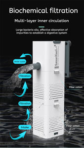 Filtro de acuario sumergible SUNSUN para tanque de peces de 500L-1500L/h, sistema de aireación de esponja bioquímica de plástico, cama fluida - Product Image 5