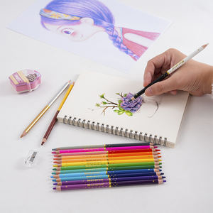 マカロン30個学校色鉛筆Doble Puntaアーティストカラー鉛筆虹色鉛筆オフィス用品用削り - Product Image 3