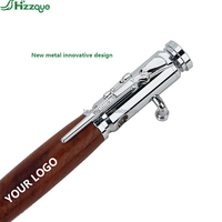 Stylo créatif en forme de balle à action par culbuteur avec boîte, logo personnalisé, design de fusil, clip pour cadeau d'affaires