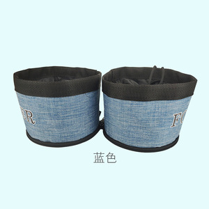 Bolsas para refrigerios para mascotas, plegables, 1000ml, color naranja, para entrenamiento de perros, alimentación, bolsa de cintura portátil - Product Image 2